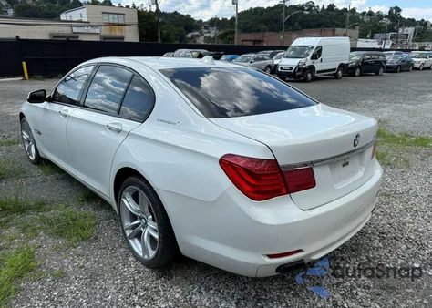 2012 BMW Activehybrid 750 z USA, uszkodzony, nr VIN WBAKX6C59CC197233